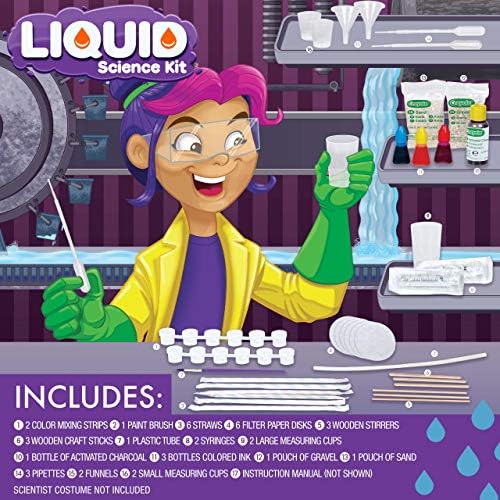 Crayola Liquid Science Kit for Kids, Water Experiments, Educational Toy, Gift for Kids, 7, 8, 9,10 - Image 2