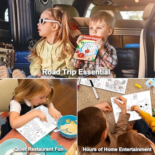 Elfew 20 Pack Small Activity Books for Kids Age 4-8,8-12, (7.1* 5.1 Inches) - Image 6