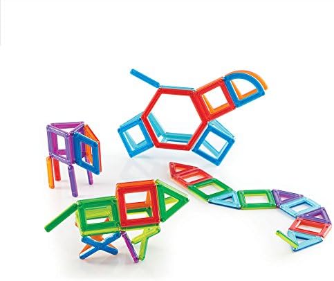Guidecraft PowerClix Frames Magnetic Building Toys Set - 48 Piece, Stem Skills Development Toy - Image 7