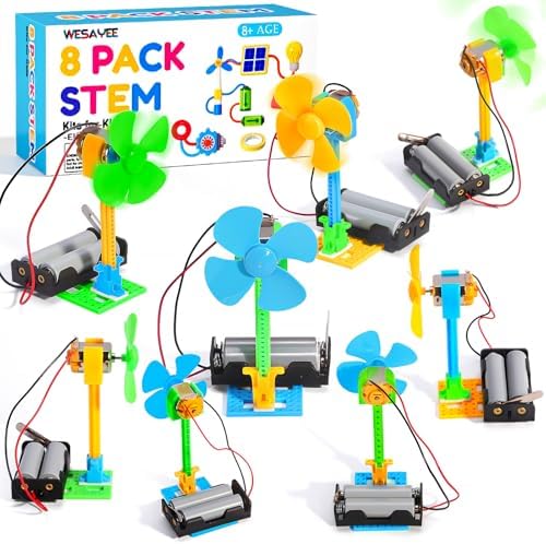 STEM Kits - 8 Bulk Circuit Science Kits for Kids Classroom Gifts Crafts by WESAYEE