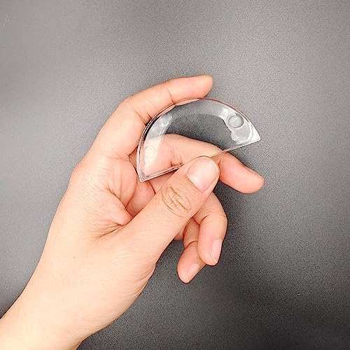 6 PCS Physical Optical Acrylic Convex Concave Lens Set, Triangular Semicircular Rectangular Prism Physics Demonstration Tools Equipment for Physics Teaching Students Lab Photography Science - Image 4