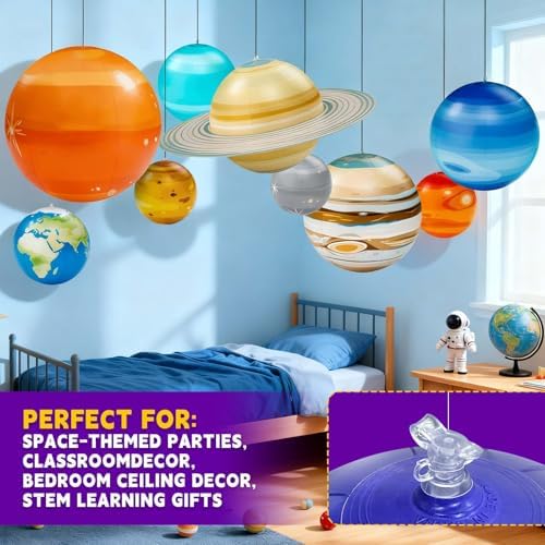 Inflatable Solar System Planet with Pump-Science Toys-Kids Gifts - Image 5