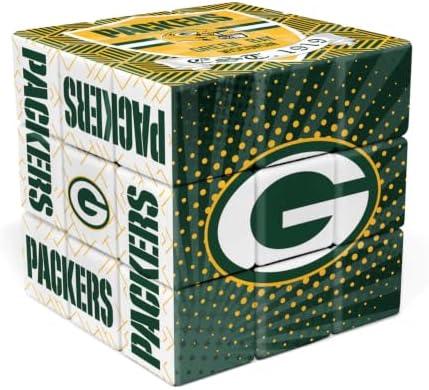 Party Animal NFL Football Speed Cube Puzzle, Green Bay Packers by PartyAnimalInc