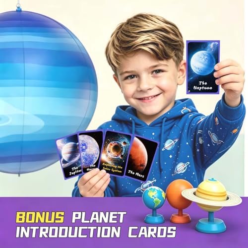 Inflatable Solar System Planet with Pump-Science Toys-Kids Gifts - Image 4