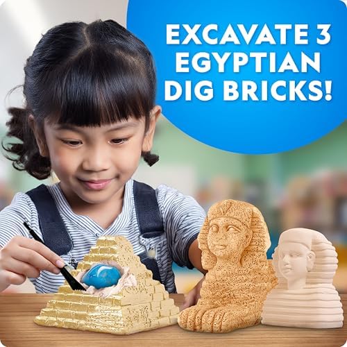 National Geographic Ancient Egypt Dig Kit with Gems and Replica Artifacts - Image 2