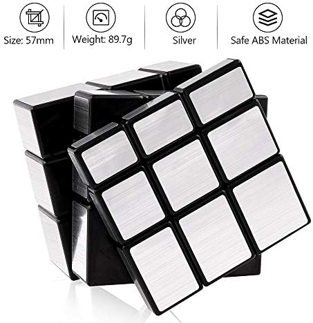 D-FantiX Shengshou Mirror Cube 3x3x3, Smooth Turning Shape Shifting Puzzle - Image 2