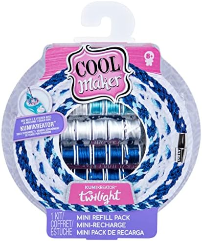 Cool Maker, KumiKreator Twilight Mini Fashion Pack Refill, Friendship Bracelet Activity Kit, by CoolMaker