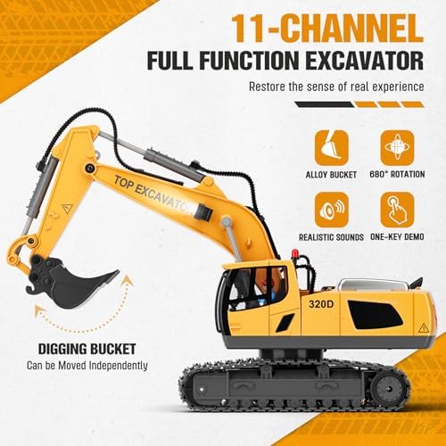 KIDMARKT Remote Control Excavator Toy for Boys - Image 2