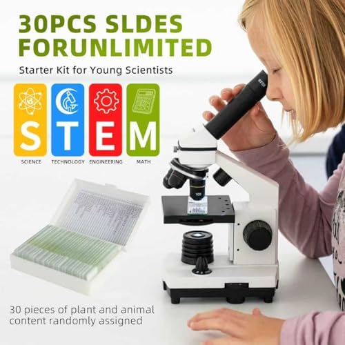 Microscope Slides with Specimens - 60 Prepared Slides for Kids, Teens & Adults, Biology & Microbiology Learning Kit (120 Microscope Slides with Specimens) - Image 5
