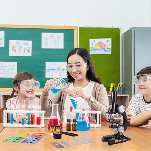 Little World Kids Microscope with LED Light - 100X/400X/1200X Magnification - Image 3