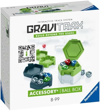 Ravensburger GraviTrax Ball Box - Marble Organization Set | Creative STEM Toy | Interactive Race Tracks | Ideal for Curious Kids and Adults | Compatible with All GraviTrax Systems by Ravensburger