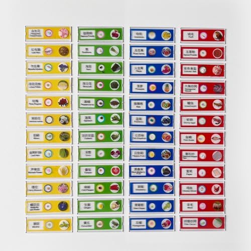 48 Prepared Microscope Slides Set, Insects Animal Plant Fruit Vegetable Specimens, Biological Learning Resource Specimens for Beginner Classroom Basic Science Education (MS-01) - Image 6