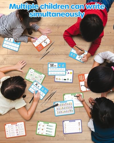 D-FantiX Magic Grooved Writing Practice Cards for Kids Age 3-8 - Image 5