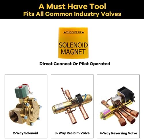 Solenoid Magnet, Solenoid Valve Magnet Tool #TLMKC, Solenoid Valve Troubleshooting Magnet Tool 18 mm, Fits All Common Industry Valves, 1 Pcs - Image 3