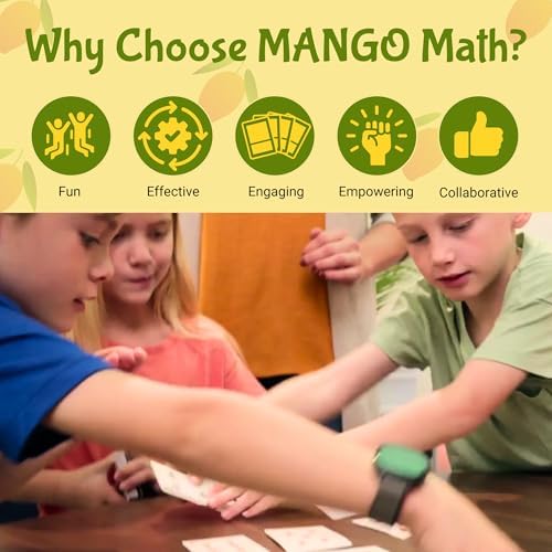 MANGO Math - Playing Cards - Educational Card Game Set of 6 Decks - Fun Learning Cards for Kids - Classroom Activities - Homeschool Activities - Elementary School Teaching Materials - Image 4