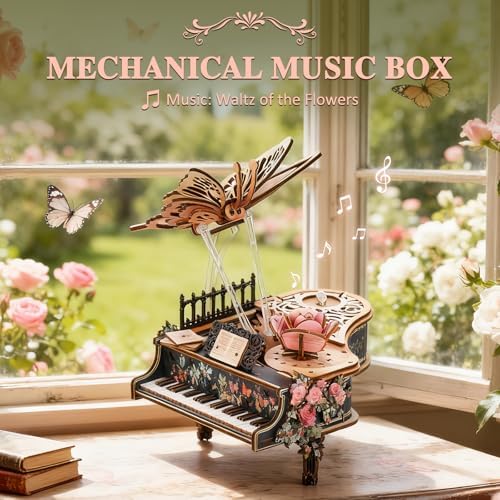 3D Wooden Puzzle Music Box for Adults-3D Puzzle Piano - Image 2