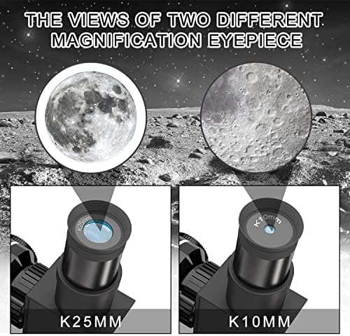 Telescope for Kids & Adults, 70mm Aperture 360mm Refractor (15X-150X) - Image 4