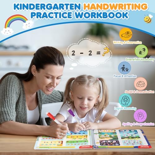 URMYWO Preschool Learning Activities, Kindergarten Workbook Ages 3-6 - Image 3