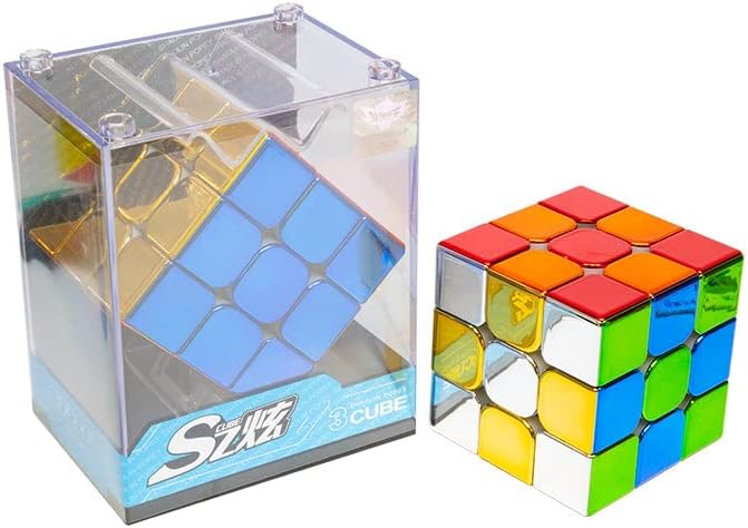 Cuberspeed Cyclone Boys Metallic 3x3 Speed Cube Shiny Cube Mirror Reflective stickerles Puzzle - Image 4