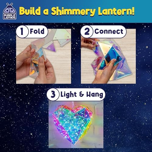 DIY Night Light Lantern Kit - Arts and Crafts for Kids Ages 8-12, Girls - Image 4