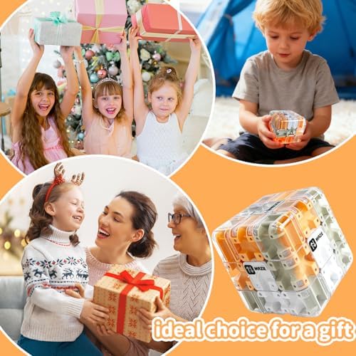 3D Maze Cube Ball Labyrinth Puzzle Brain Teaser for Adults & Kids, Educational Learning Toys Logical Thinking, Family Board Games Tabletop, Durable Puzzle Cube Easter Basket Stuffers Birthday Gift - Image 6