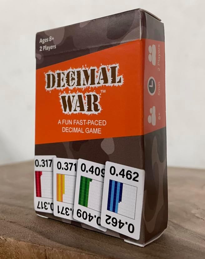 Math Magic Decimal War Card Game - Read and Compare Decimal Numbers - Image 7