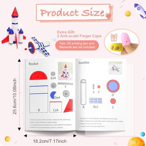SONGTIY 3D Painting Drawing Book, 40 Patterns Painting Graffiti Template - Image 2