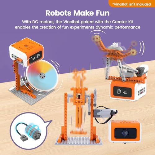 VinciBot Coding Robot with Creator kit for Kids 8-12 - Image 5