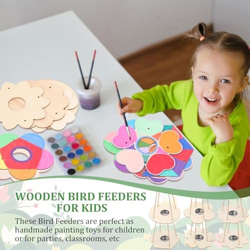 DoubleFill 72 Pcs Fall Bird Feeder Craft Kit for Bird Watching Autumn Yard - Image 6