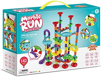 Blacka Marble Run Set Maze Race Building Blocks Marbles for Kids Ages 4 5 6 7 8 9 10+ Girls Boys Toys STEM Educational Birthday Gift Festival Present,A880,Large - Image 7