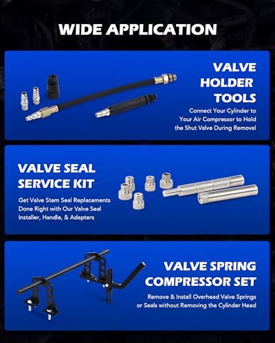 OMT Valve Spring Compressor, Valve Stem Tool Valve Holder Tool Valve Keeper - Image 3