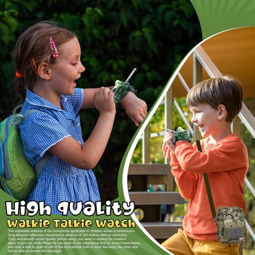 Walkie Talkies Set for Kids, Outdoor Stuff for Kids Camping Gear - Image 2