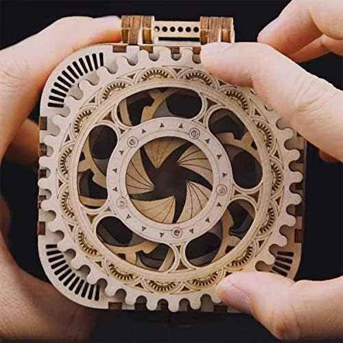 ROKR 3D Wooden Puzzles for Adults Bundle - 2 Wooden Marble Run Sets & 1 Treasure Box for Teens & Adults - Image 7