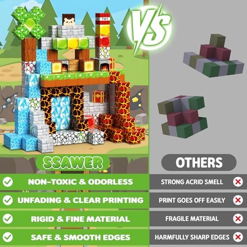Magnetic Blocks, 100PCS Building Cubes, Boys Kids Gifts Toys - Image 4