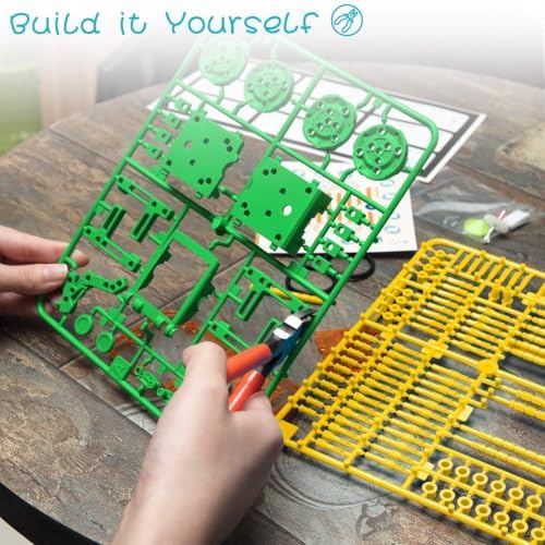 Solar Robot Kit, 14-in-1 STEM Building Toy for Kids DIY Science Robotic Set - Image 6