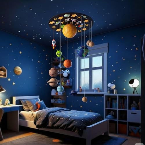 Novabright 87 Pcs Solar System Model Project Kit Back to School Include 16 Mixed Solar System Foam Balls 24 Pigment 4 Brushes DIY Polystyrene Spheres Balls for Outer Space Planet Foam Projects - Image 2