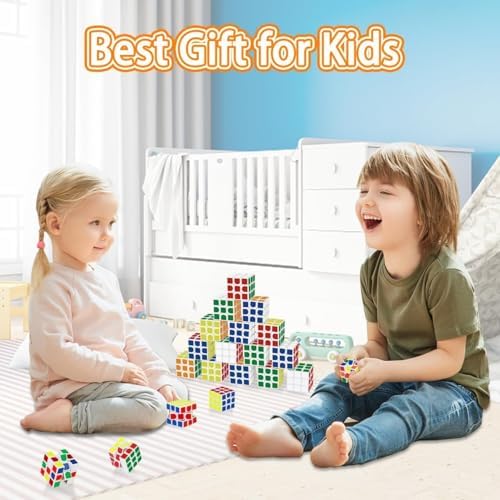24pcs 2.1in 5.3x5.3 Cube Puzzle Party Favors for Kids, Magic Cube School Rewards & Classroom Prize for Students, Birthday Party Favors Easter Christmas Stocking Stuffers Gifts for Kids - Image 7