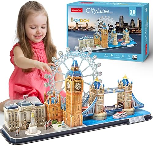CubicFun 3D Puzzles for Kids Ages 8-10 - London City by CubicFun