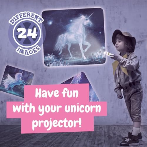 Science4you Unicorn Torch Projector for Kids - Unicorn Toy for Kids with 24 Images and Poster Included, Toys, Games, Gifts for Boys and Girls Age 4 5 6 7+ Year Olds - Image 3