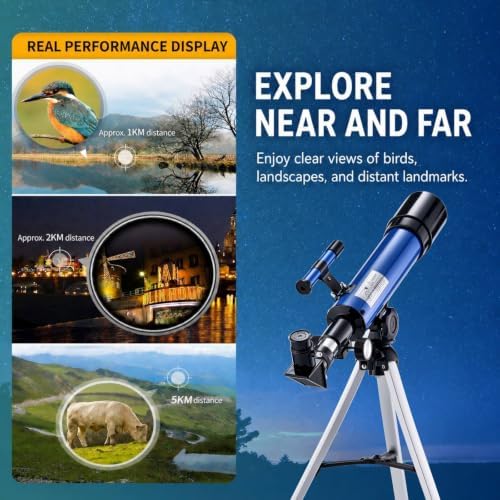 Telescope for Kids 8-12, 100x Magnification Beginner Kids Telescope - Image 4