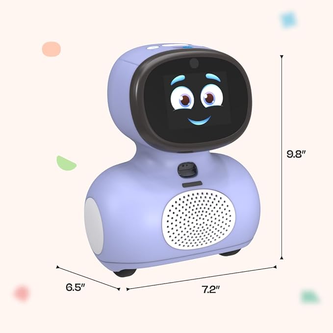 MIKO Mini: AI Robot for Kids with 30-Day Free Max | Voice-Interactive Play & STEAM Activities | Games, Stories & Dance | Child-Safe, Compact Gift for Boys & Girls Ages 5–10 | Purple
