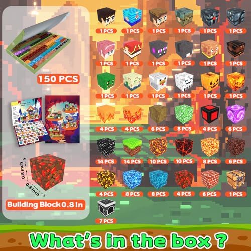Magnetic Blocks, 150PCS Toys Building Cube Birthday Gifts for Kids - Image 2