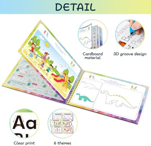 6-Pack Magic Grooved Writing Practice Books Kids 3+ - Image 5