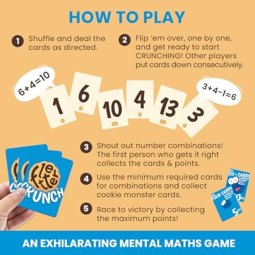 Fletter Card Games, Fast Paced Family Card Game for Game Night, Fun Card Game for Kids, Children Educational Game to Sharpen Reflexes, Math Abilities - Fletter Card Games Ages 8+ - Image 5