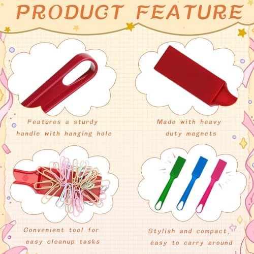 SAYAYA 24 PCS Magnetic Bingo Wands 7.87 Inch 12 Colors Magnet Sticks for Bingo Chips, Family Game Night, Science Learning, Counting Activities, and Educational Fun, Classroom Supplies - Image 3