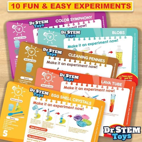 Dr. STEM Toys - Kids First Chemistry Set Science Kit | 29 Lab Elements Includes 10 Easy Experiments | Safe and Non-Toxic Ideas for Kids | Stem Experiments, Learning & Educational Toys - Image 6