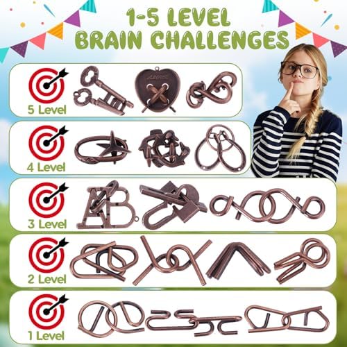16 Pack Easter Eggs Filled with Brain Teaser Puzzles Toys, Easters Basket Stuffers for Kids Teens Adults, Easters Egg Fillers for Kids Boys Girls, Easter Eggs Hunt Game, Classroom Prize Supplies - Image 4