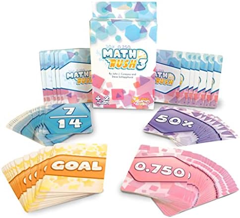 Math Rush 3: Fractions, Decimals & Percentages - A Cooperative Time-Based Math Flash Card Game for Kids, Students, and Families | Fun & Engaging STEM Game for Math Class or Family Game Night - Image 6