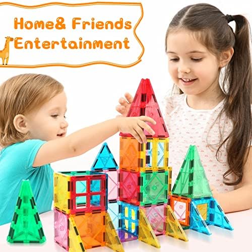 Magnetic Tiles Building Blocks for 3 4 5 6 7 8+ Years Old Boys Girls - Image 4