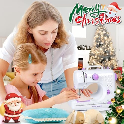 Flying Banana Portable Sewing Machine for Beginners, 12-Stitch Mini - Image 2